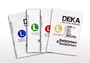 Tekstilkrāsas "DEKA Serie L" dabīgiem audumiem, vilnai un batikošanai