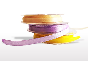 Satīna lentes, 7mm, rullī 10m