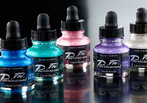 Акриловые перламутровые чернила Daler-Rowney "FW Artists"