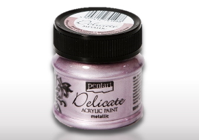 Metāliskās akrila krāsas "DELICATE"