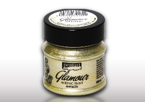 Metāliskās akrila krāsas "GLAMOUR"