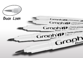 Marķieris/ ota "Brush liner"
