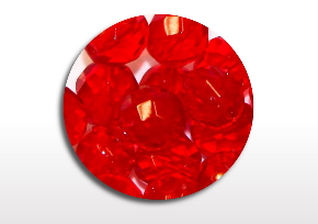 Гранёные стеклянные бусины, 9мм