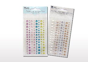 Pašlīmējošas strazas un puspērles, D:2-6 mm