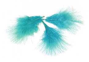 Dekoratīvās putnu spalvas, 8cm