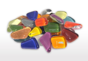 Neregulāras formas stikla mozaīka "Fantasy Glass"