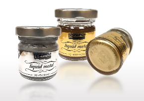 Краска с металлическим эффектом "Liquid metal", на основе растворителя
