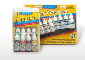 Krāsu komplekti "Lumiere" auduma un ādas apgleznošanai