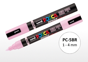 Акриловый маркер на водной основе "UNI Posca PC-5BR"