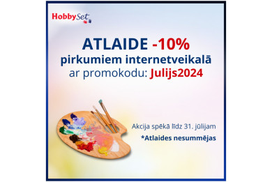 Discount -10% off for purchases in the online store