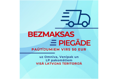 Бесплатная доставка заказам на сумму более 50 EUR на пакоматы!