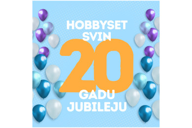 Svinam 20 gadus kopā ar jums!
