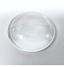 Apaļi stikla kabošoni "Domed circle", D:20mm, 2 gab.