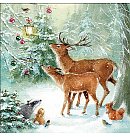Salvetes dekupāžai "Forest celebration", 33x33cm, 2 gab.