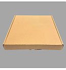 Mikro-gofrēta kartona kaste ar atlokāmu vāku, 200x200mm, H:25mm, brūna, Nr.19