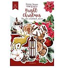 Izgrieztu papīra dekoru komplekts "Bright Christmas", 61 gab.
