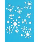 Trafarets "Snowflakes 1", (066), 15x20cm, ZS