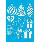 Trafarets "Christmas items", (303), 15x20cm, ZS