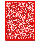 Trafarets "Floral curls" (#179-1), A4