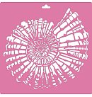 Trafarets "Shell" (#221), XL izmērs, 30x30 cm