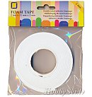 Divpusējā 3D līmlente, balta, biezums 2 mm, 12 mm x 2 m