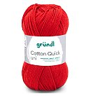 Dzija "Cotton Quick Uni", 100% kokvilna, 50g, 125m, sarkana #120