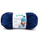 Dzija "Funny Uni", 100% poliesters, 100g, 120m, tumši zila #25