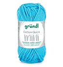 Dzija "Cotton Quick Mini", 100% kokvilna, 15g, 37.5m, tirkīzzila #136