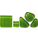 Neregulāras formas stikla mozaīka "Soft Glass", 200g (apm.140gab.), tumši zaļa