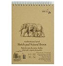 Skiču papīra bloknots "Natural Brown" ar spirāli un mikroperforāciju, 100% pārstrādāts papīrs, A4, 135 g/ m2, 80 lapas