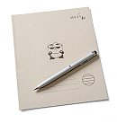 Notebook in line "Silver", 12 sheets, 1 pc., assorted designs