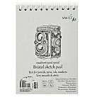 Skiču papīra bloknots "Authentic Bristol" ar spirāli un mikroperforāciju, īpaši balts un gluds papīrs, A5, 185 g/ m2, 30 loksnes