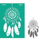 Trafarets #18, "Dreamcatcher", vairākkārt lietojams, pašlīmējošs, A4 (21x29.7cm)