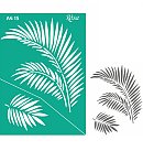 Trafarets #15, "Palm Leaves", vairākkārt lietojams, pašlīmējošs, A4 (21x29.7cm)