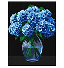 Набор для росписи по номерам "Hydrangea bouquet", холст на подрамнике, 30х40см