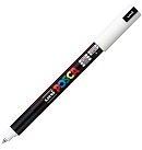 Marķieris uz ūdens bāzes "UNI Posca PC-1MR", balts (1)