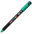 Marķieris uz ūdens bāzes "UNI Posca PC-1MR", zaļš (6)