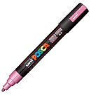 Marķieris uz ūdens bāzes "UNI Posca PC-5M", metāliski rozā (M13)