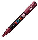 Marķieris uz ūdens bāzes "UNI Posca PC-1M", vīnsarkans/ bordo (60)