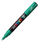 Marķieris uz ūdens bāzes "UNI Posca PC-1M", zaļš (6)