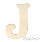 Koka burts "J", H:4cm
