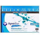 AQUAFINE JUMBO akvareļu papīra albums, A3, 300g/ m2, gluda faktūra, 50 loksnes