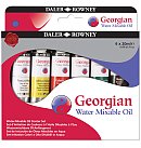 Ūdenī šķīstošu eļļas krāsu komplekts "Georgian Water Mixable Oil", 6x20ml