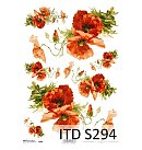 Dekupāžas papīrs "SOFT", 40g/ m2, A4, "S0294"
