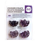 Kniežu komplekts We R Makers©, D:5mm, 4 krāsas x 15 gab., iepak. 60 gab., violetie toņi