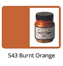 Metāliska krāsa "Lumiere" #543 audumam, ādai, kokam, papīram, 66.54 ml, dedzināts oranžs tonis (Burn Orange)
