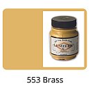 Metāliska krāsa "Lumiere" #553 audumam, ādai, kokam, papīram, 66.54 ml, misiņa tonis