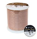 MIYUKI diegs pērļošanai, 100% neilons, 0.203mm, 50m, sārts (blush)