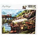 Puzle "Amy Design - Trains", 1000 gab., +/ - 68x49cm