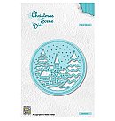 Formu izgriešanas trafaretu komplekts "Christmas scene dies - Snowy village", D:10.8cm, 2 gab., ZS